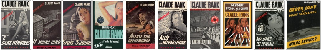Claude Rank - Couvertures des romans ("E" à B) 