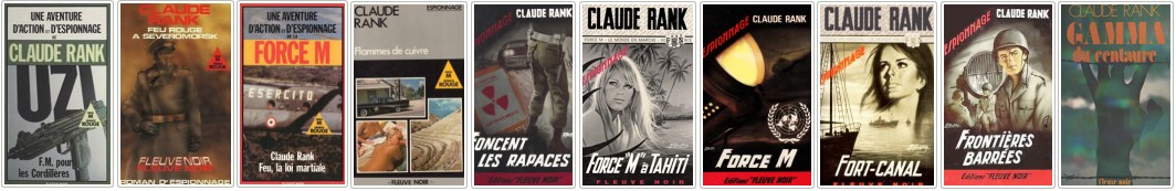 Claude Rank - Couvertures des romans (F à G) 