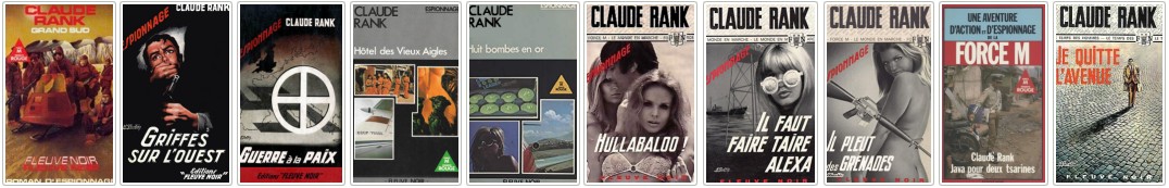 Claude Rank - Couvertures des romans (G à J) 