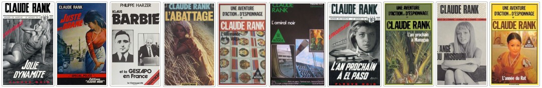 Claude Rank - Couvertures des romans (J à L) 