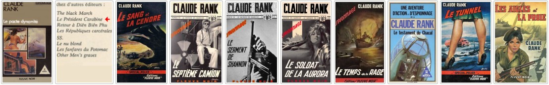 Claude Rank - Couvertures des romans (L) 