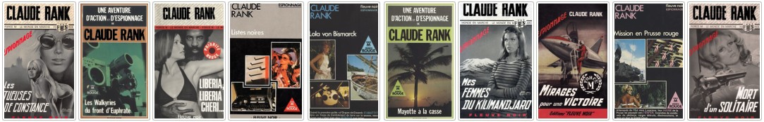 Claude Rank - Couvertures des romans (L à M) 