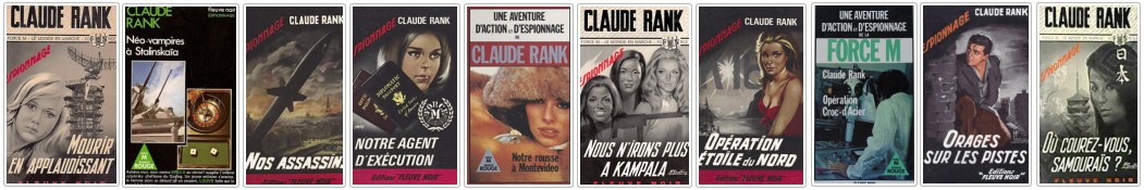 Claude Rank - Couvertures des romans (M à O) 