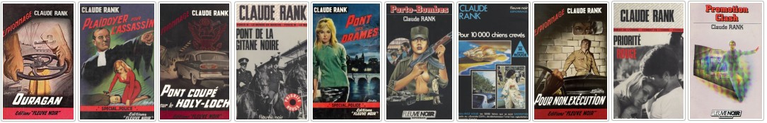 Claude Rank - Couvertures des romans (O à P) 