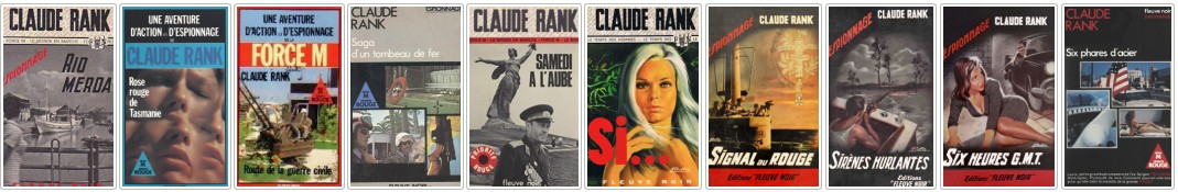 Claude Rank - Couvertures des romans (R à S) 