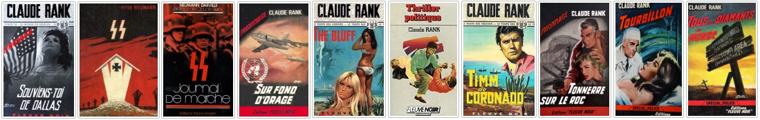 Claude Rank - Couvertures des romans (S à T) 