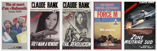 Claude Rank - Couvertures des romans (V à Z) 