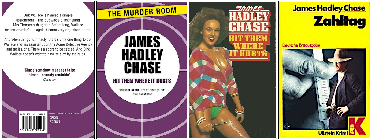 James Hadley Chase - Ça ira mieux demain - Éditions Orion, Grafton et Ullstein Bücher