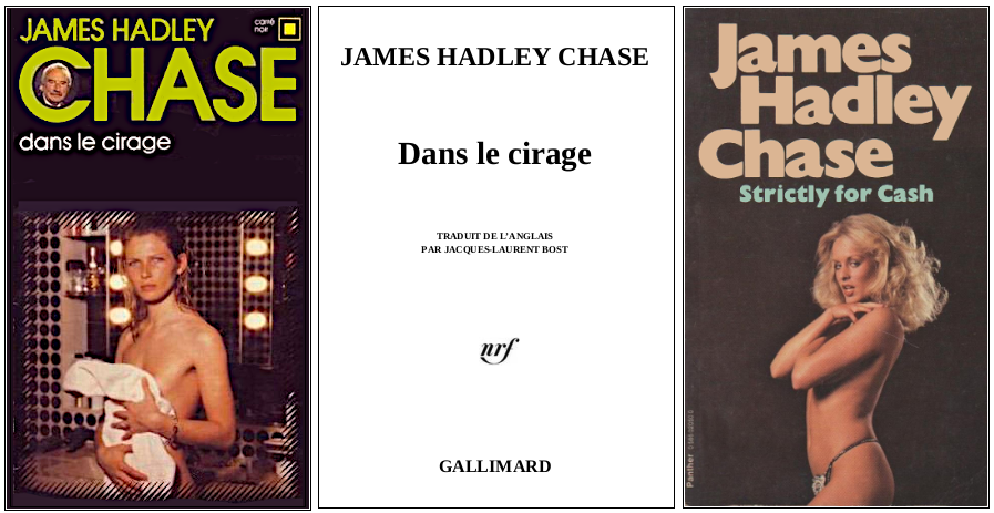 James Hadley Chase - Dans le cirage (1951) - Éditions Carré Noir et Panther