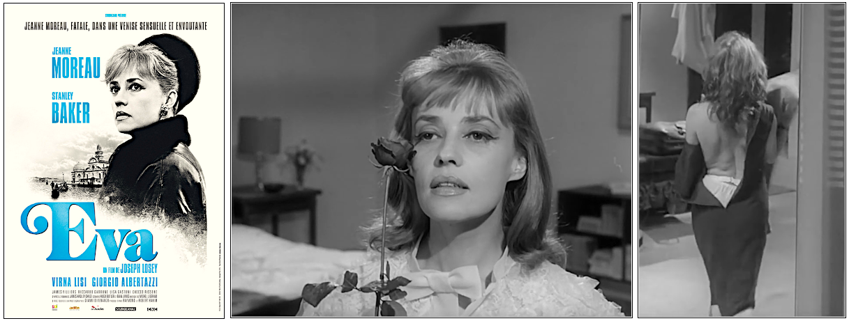 Eva (1962), film de Joseph Losey - jeanne Moreau
