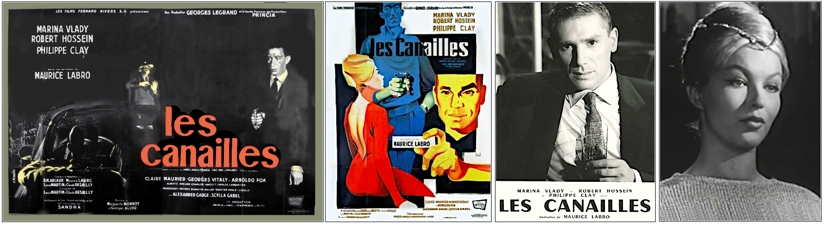 Les canailles (1960)), film de Maurice Labro  - Robert Hossein, Marina Vlady