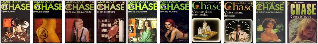 James Hadley Chase - Couvertures des romans (A à C) 