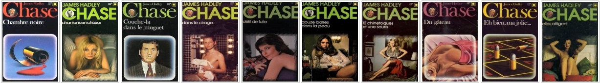 James Hadley Chase - Couvertures des romans (C à E) 