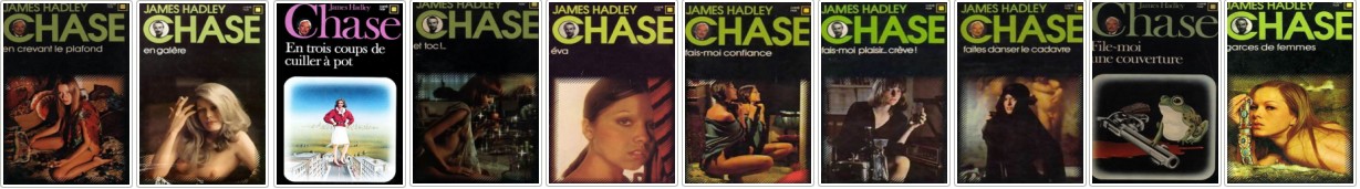 James Hadley Chase - Couvertures des romans (E à G) 