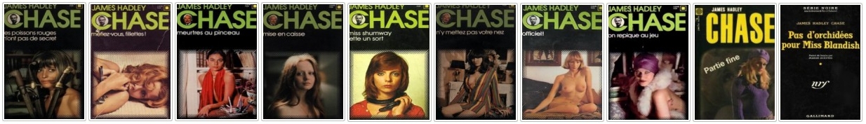 James Hadley Chase - Couvertures des romans (M à P) 
