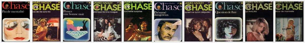 James Hadley Chase - Couvertures des romans (P à R) 