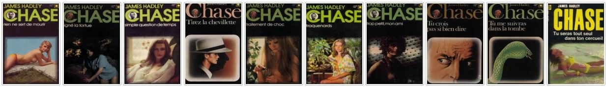 James Hadley Chase - Couvertures des romans (S à T) 