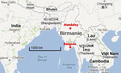 Mandalay - source google maps
