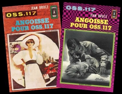 oss117 Angoisse  de Jean Bruce - Couverture du roman BD aux éditions Comics Pocket