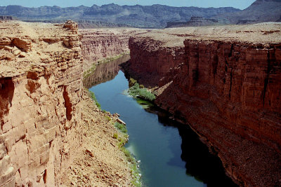 Rives du colorado à Marble Canyon en Arizona