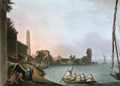 Alexandrie en 1803 : source commons.wikimedia - image public domain	