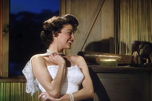 Ava Gardner dans le film Mogambo (1953) : source commons wikimedia - image public domain  