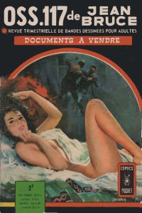 Documents a vendre ,  de Jean Bruce - Couverture du roman en BD, aux Editions Comics Pocket 