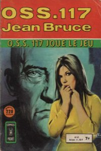  OSS117 joue le jeu,  de Jean Bruce - Couverture du roman en BD, aux Editions Comics Pocket 
