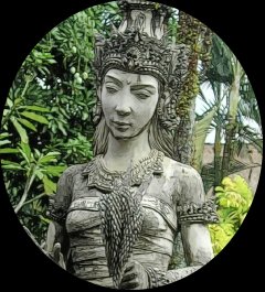 Statue de Dewi Sri : source commons wikimedia - image public domain