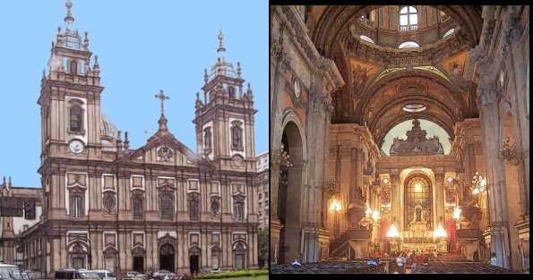 Eglise nossa senhora da candelaria à Rio - source Commons wikimedia - image public domain