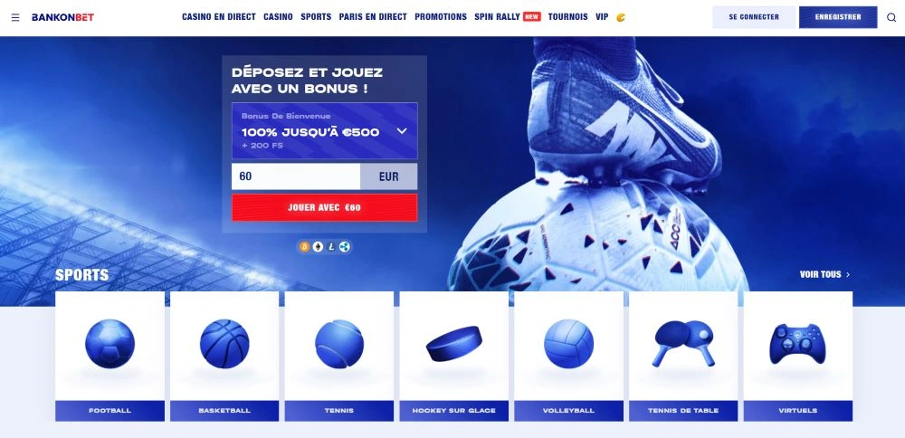 Jeux de Bankonbet Casino